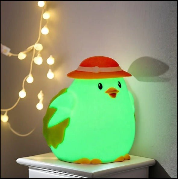 Chicken Silicone LED Night Light with Adjustable Touch Sensor USB Rechargeable for Bedroom - Memories InsiteCHICKEN SILICONE LAMP